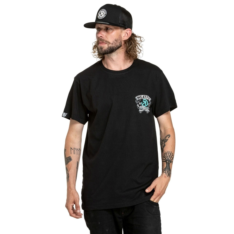 Camiseta Meatfly Whiskey Boy negra