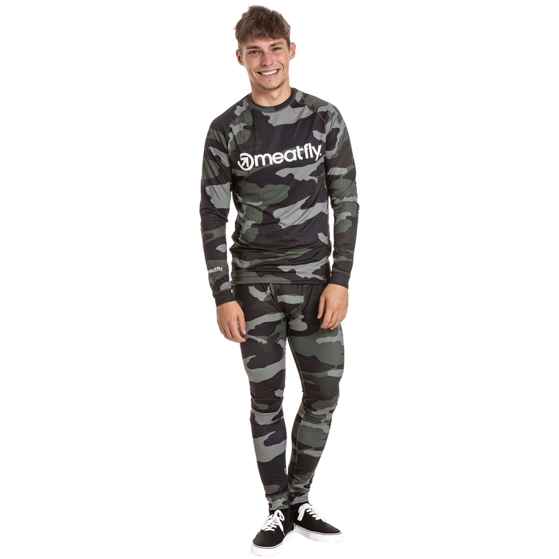 Ropa interior térmica Meatfly Sloan camo verde oliva