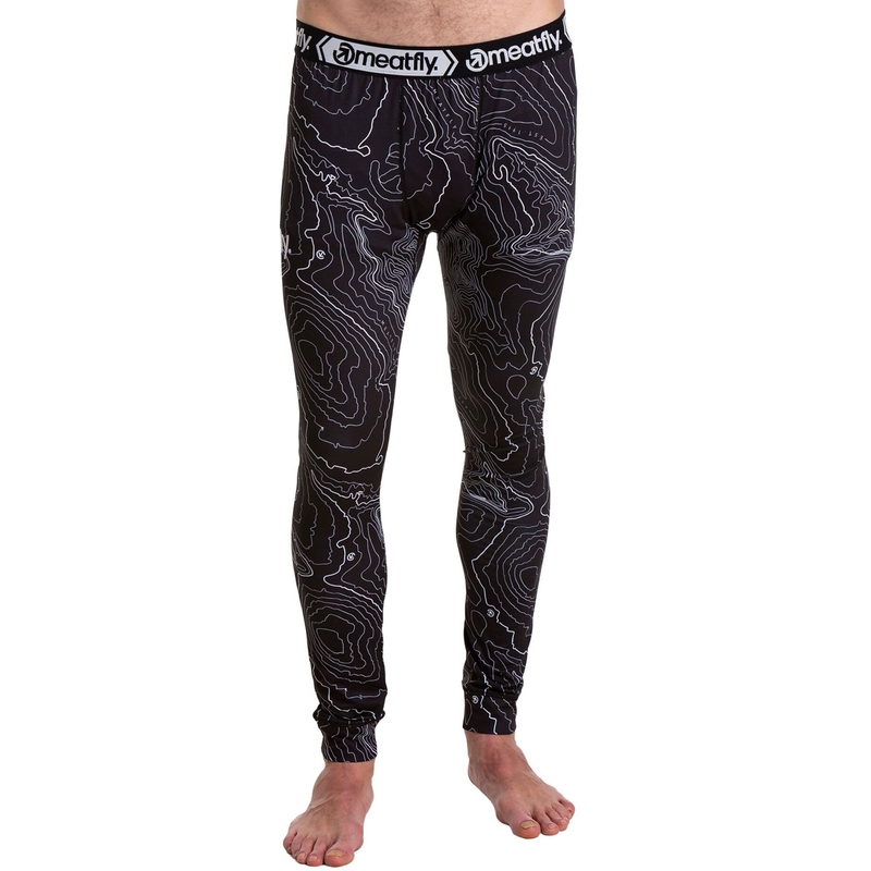Ropa interior térmica Meatfly Sloan negro-blanco