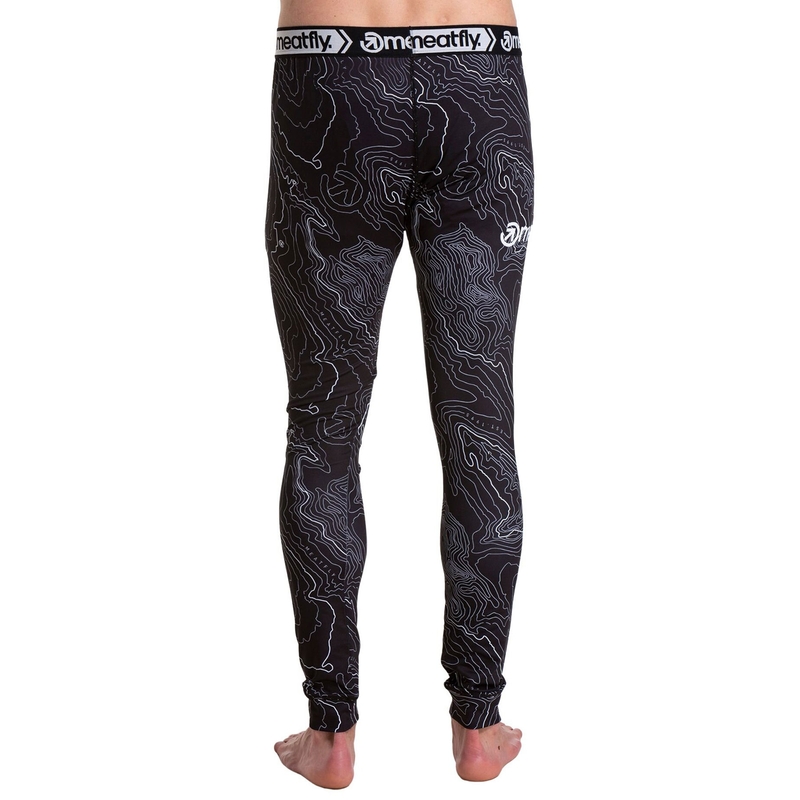 Ropa interior térmica Meatfly Sloan negro-blanco