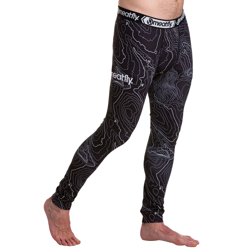 Ropa interior térmica Meatfly Sloan negro-blanco