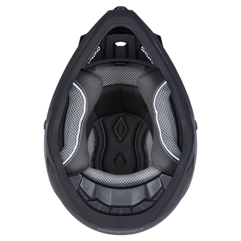 Cassida Cross Cup 2 Casco de Moto Motocross Napa Rojo Perla-Morado-Negro