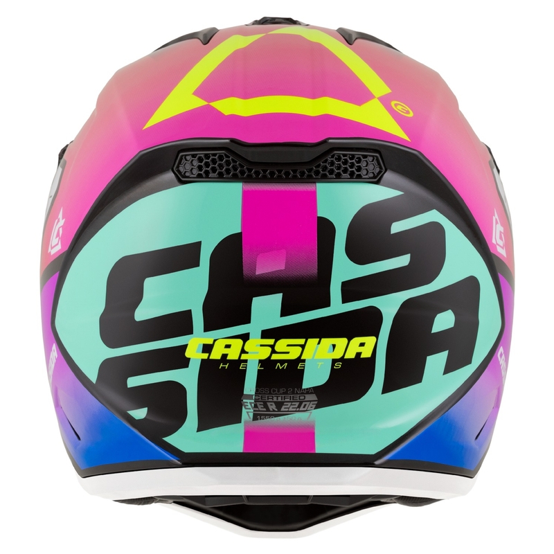 Casco de motocross Cassida Cross Cup 2 Napa perla multicolor