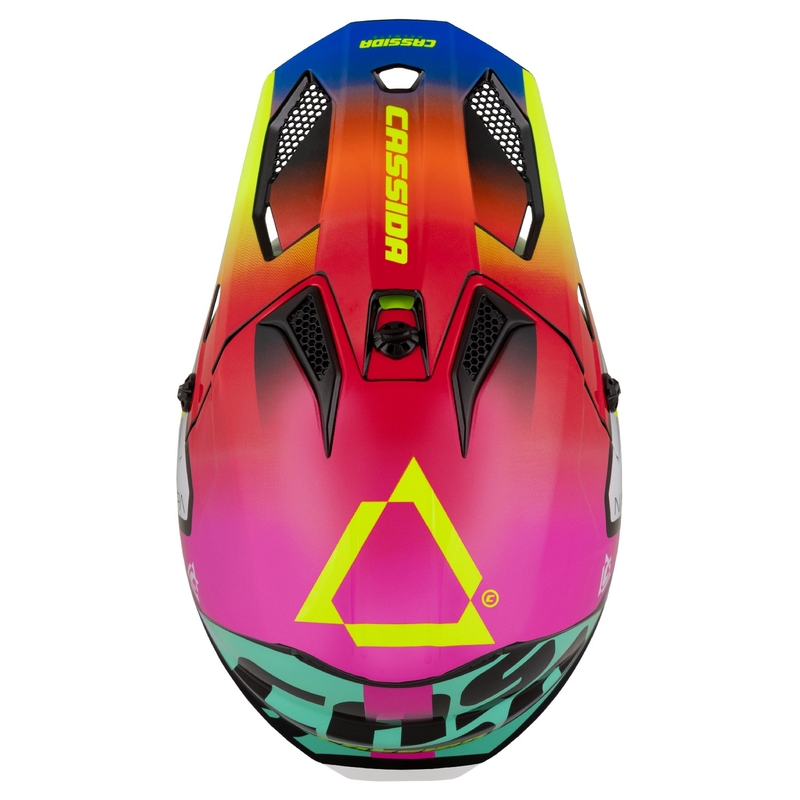 Casco de motocross Cassida Cross Cup 2 Napa perla multicolor