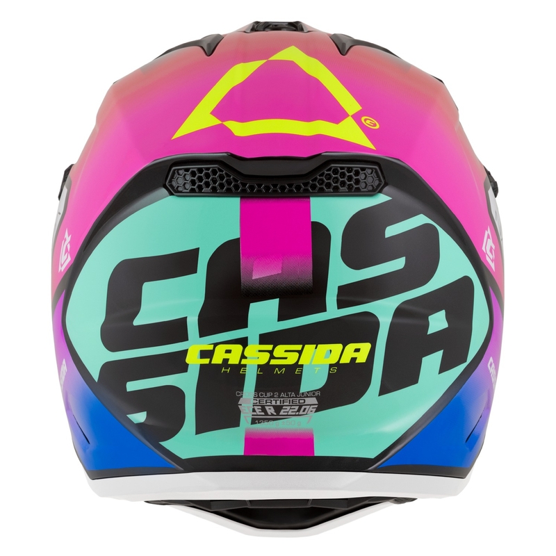 Casco motocross Cassida Cross Cup 2 Napa perla multicolor infantil