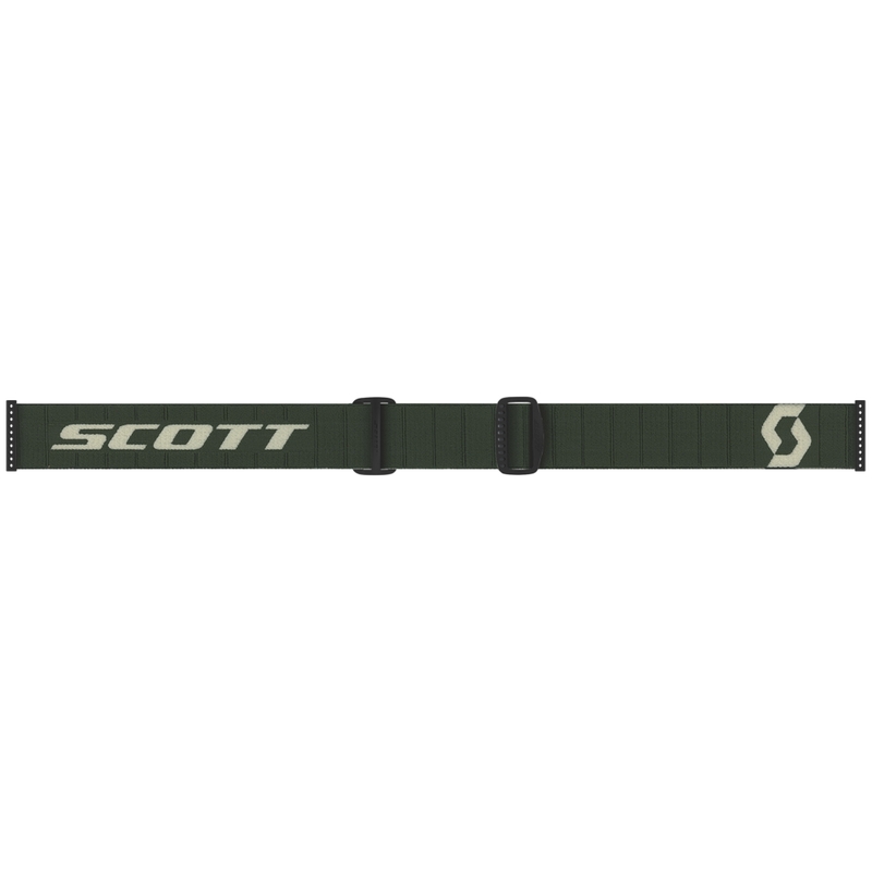 Gafas de motocross SCOTT Fury Enduro caqui con plexiglás transparente