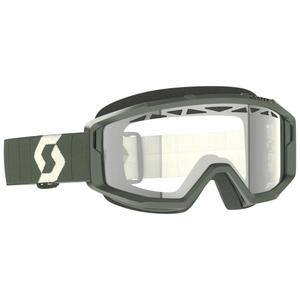 Gafas de motocross SCOTT Primal Enduro caqui con plexiglás transparente