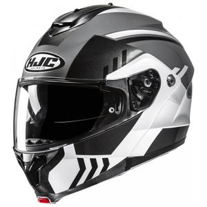 Casco de moto abatible HJC C91N Kaon MC5 gris-negro-blanco