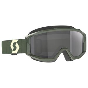 Gafas de motocross SCOTT Primal Sand Dust caqui con plexiglás gris
