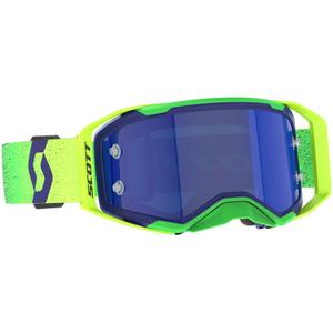 Gafas de Motocross SCOTT Prospect 2.0 AMP violeta-amarillo fluo con plexiglás espejado azul