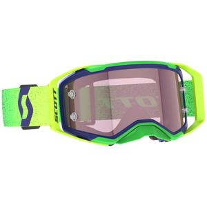 Gafas de motocross SCOTT Prospect 2.0 AMP violeta-amarillo fluo con plexiglás rosa