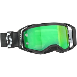 Gafas de motocross SCOTT Prospect 2.0 blanco y negro con cristal de espejo verde