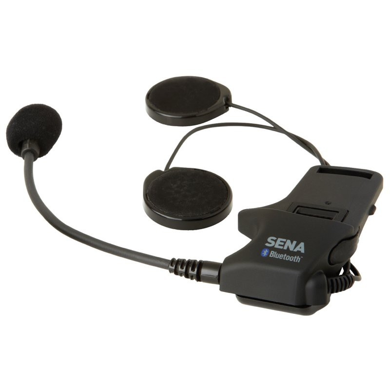 Soporte de casco con accesorios para intercomunicador Bluetooth SENA SMH10