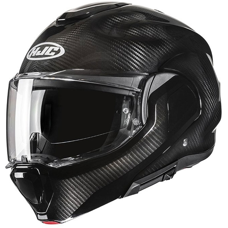Casco de moto abatible HJC F100 Carbon negro