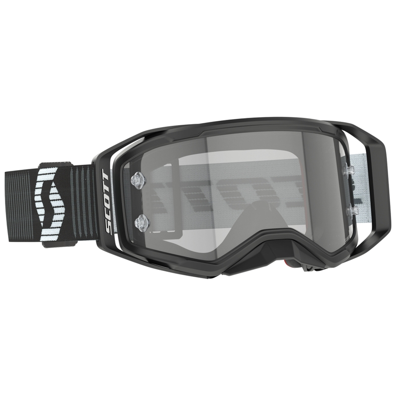 Gafas de motocross SCOTT Prospect 2.0 LS negro-blanco con plexiglás sensible a la luz