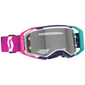 Gafas de motocross SCOTT Prospect 2.0 LS azul-rosa con plexiglás sensible a la luz