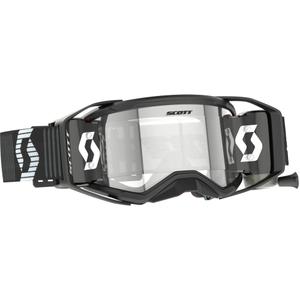 Gafas de motocross SCOTT Prospect 2.0 Super WFS negro-blanco con plexiglás transparente