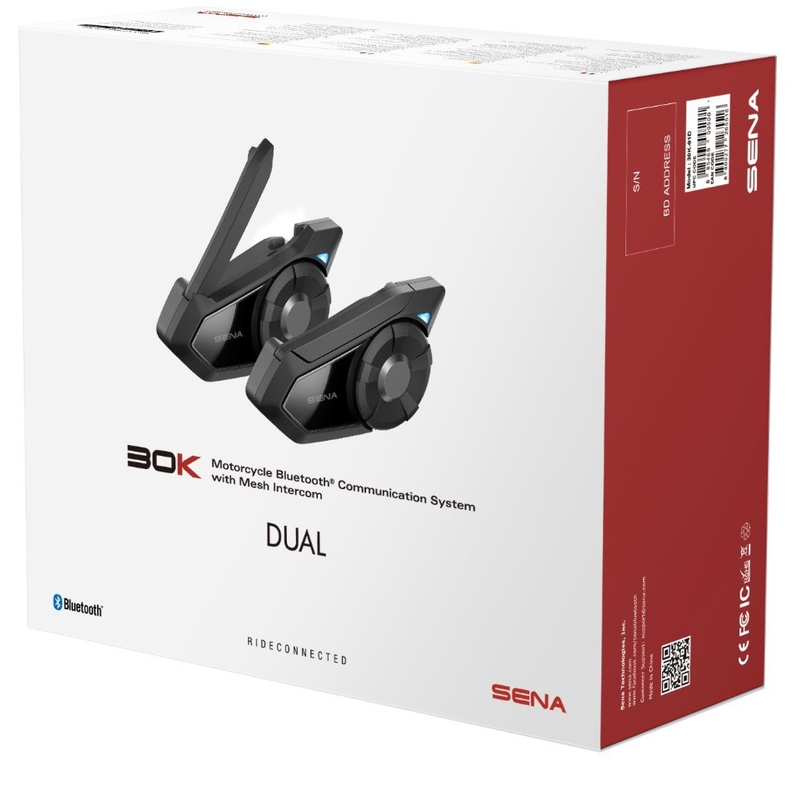 Juego de 2 intercomunicadores Bluetooth SENA 30K