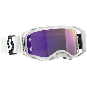 Gafas de motocross SCOTT Prospect 2.0 blanco-negro con plexiglás violeta