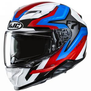 Casco integral de moto HJC F71 Fes MC21 blanco-azul-rojo