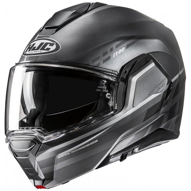 Casco Moto Abatible HJC i100 Sysma MC5SF gris