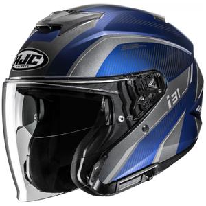 Casco de moto abierto HJC i31 Reno MC2 gris-azul
