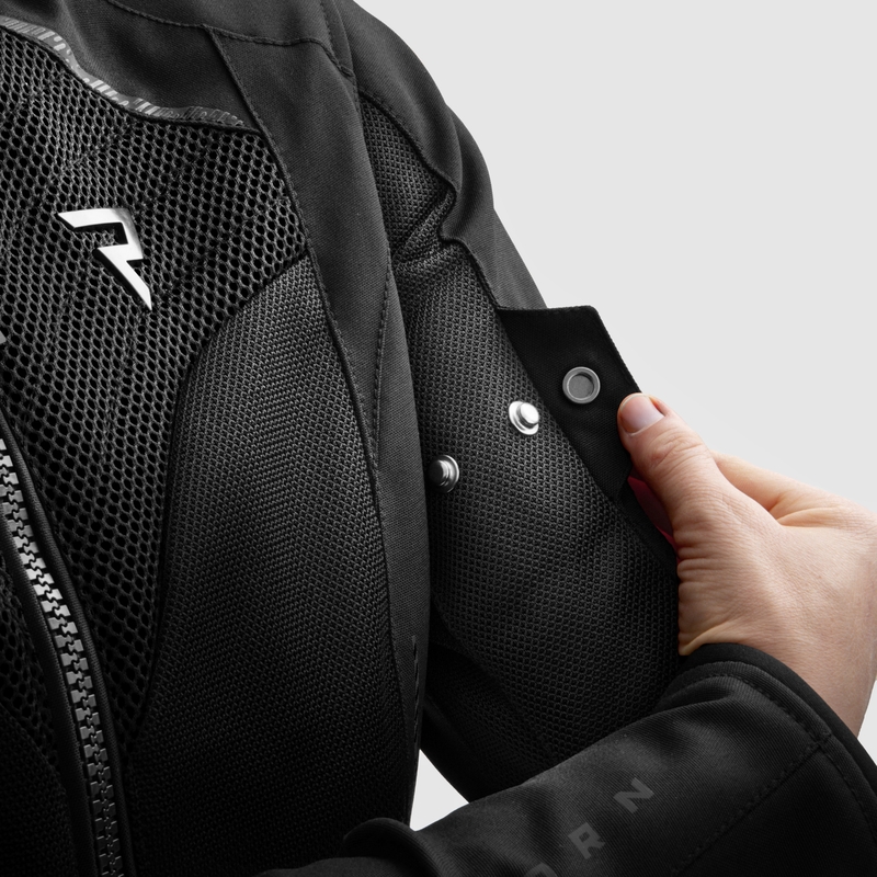 Chaqueta de motociclista para mujer Rebelhorn Jax negra