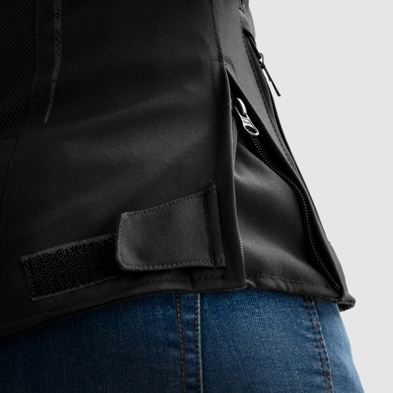 Chaqueta de motociclista para mujer Rebelhorn Jax negra