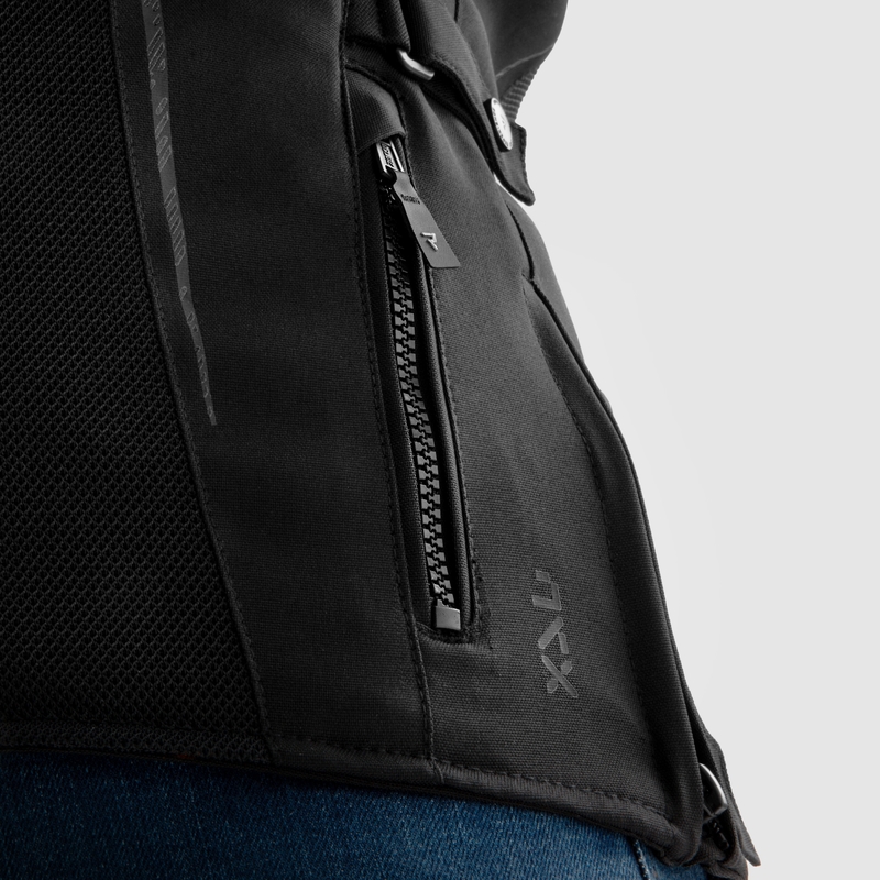 Chaqueta de motociclista para mujer Rebelhorn Jax negra