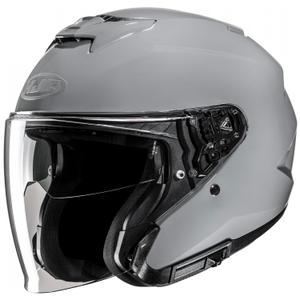 Casco de moto abierto HJC i31 Solid gris