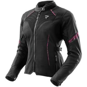 Chaqueta de moto mujer Rebelhorn Jax negro-rosa