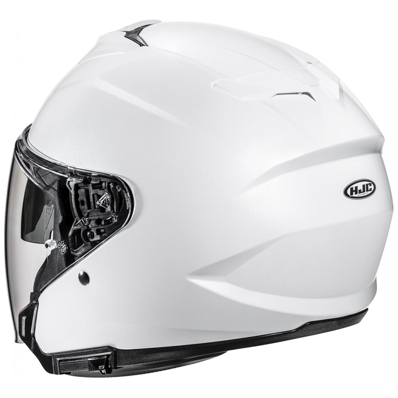 Casco de moto abierto HJC i31 Solid blanco perla