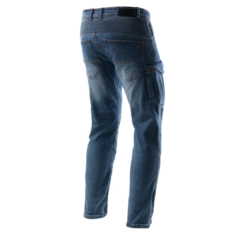 Vaqueros moto Rebelhorn Vandal Mono lavado azul