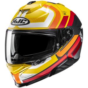 Casco Integral de Moto HJC i71 Viz MC3SF Amarillo-Rojo-Negro