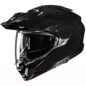 Casco de moto abatible HJC i80 Solid metalizado negro
