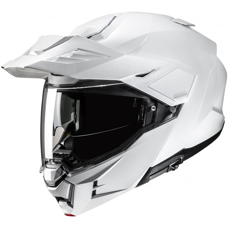 Casco de moto abatible HJC i80 Solid blanco perla