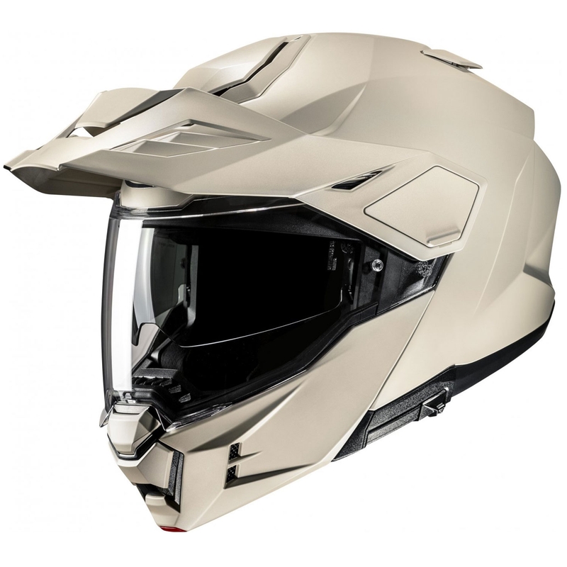 Casco de moto HJC i80 Solid Semi Flat abatible color beige arena