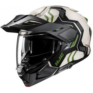Casco de moto abatible HJC i80 Velly MC4SF beige-negro