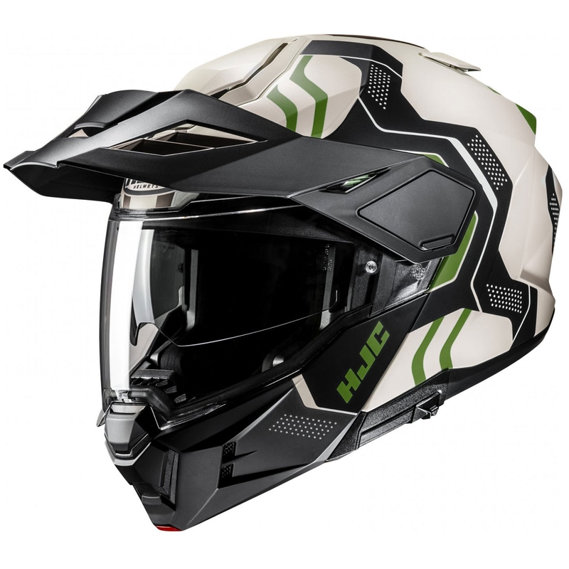 Casco de moto abatible HJC i80 Velly MC4SF beige-negro