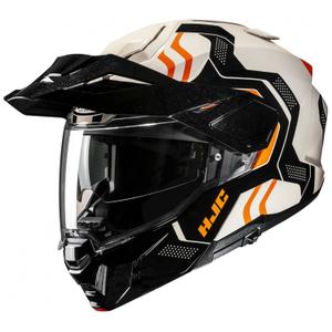 Casco de moto abatible HJC i80 Velly MC7 beige-negro