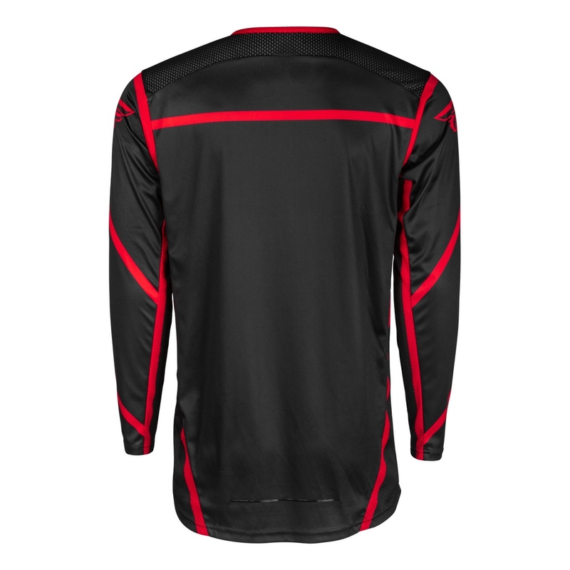 Camiseta motocross FLY Racing Lite negro-rojo