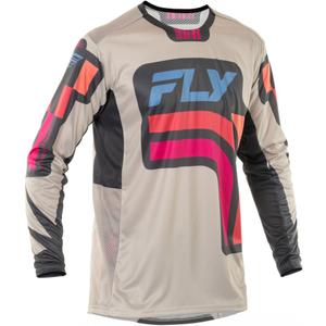 Camiseta motocross FLY Racing Lite Vice gris-rosa