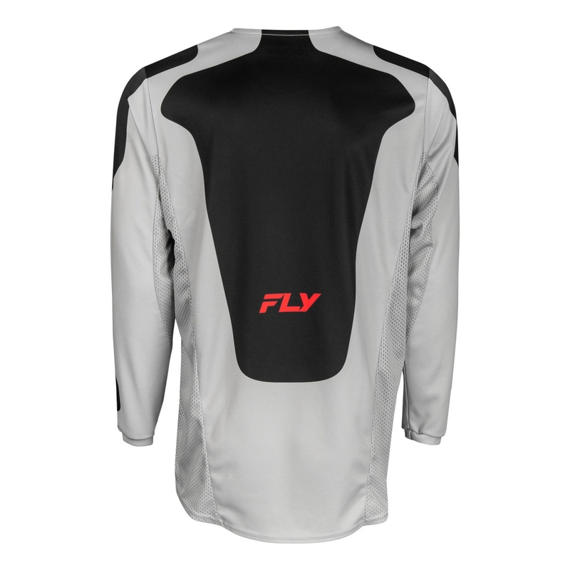 Camiseta motocross FLY Racing Kinetic Sym gris-rojo-negro