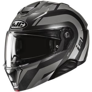 Casco de moto abatible HJC i91 Arven MC5 gris-negro