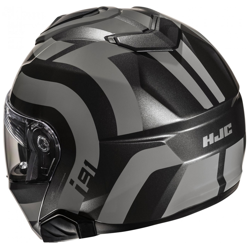 Casco de moto abatible HJC i91 Arven MC5 gris-negro