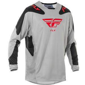 Camiseta motocross FLY Racing Kinetic Sym gris-rojo-negro