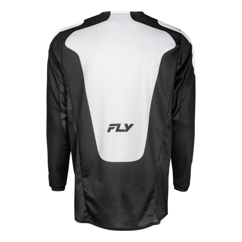 Camiseta motocross FLY Racing Kinetic Sym negro-blanco