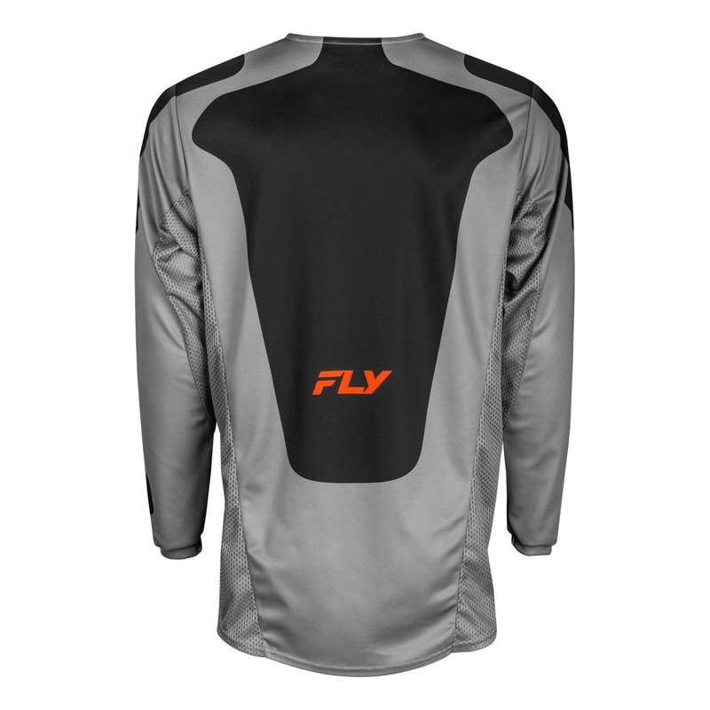Camiseta motocross FLY Racing Kinetic Sym gris-naranja-negro