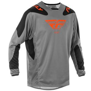 Camiseta motocross FLY Racing Kinetic Sym gris-naranja-negro