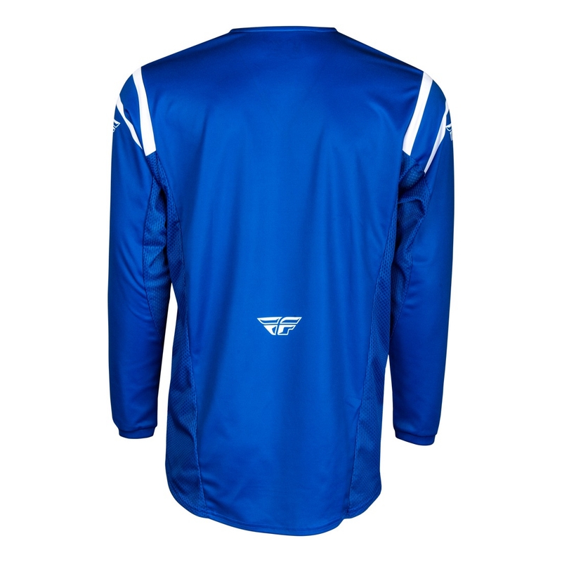 Camiseta motocross FLY Racing Kinetic Center azul-blanco